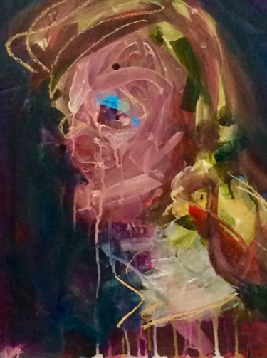 Peinture intitulée "Untitled" par Karen Thomas, Œuvre d'art originale