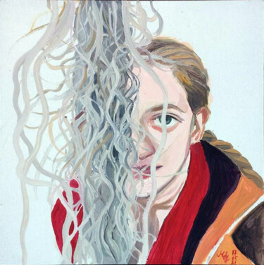 绘画 标题为“Natural Self Portra…” 由Szabrina Maharita, 原创艺术品, 油