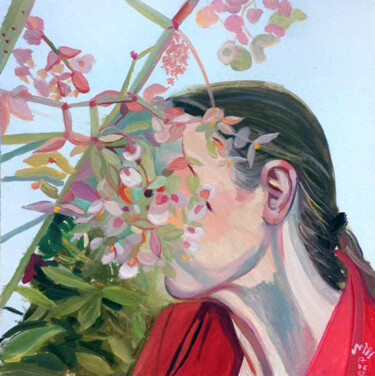 绘画 标题为“Natural Self Portra…” 由Szabrina Maharita, 原创艺术品, 油