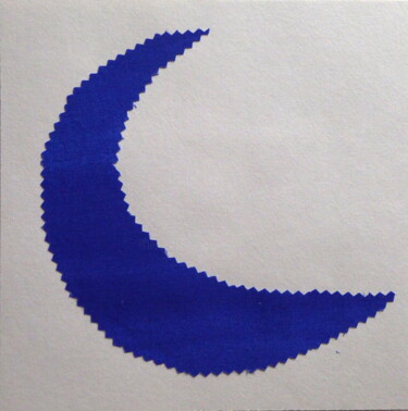 Art textile intitulée "Le croissant" par Laure Barlet, Œuvre d'art originale