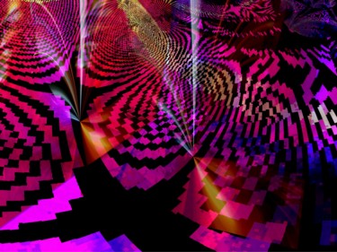 Digitale Kunst getiteld "lightscape" door David Callahan, Origineel Kunstwerk, Digitaal Schilderwerk