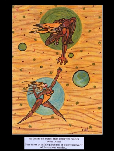 Peinture intitulée "Alice au hasard de…" par Vincent Gibert, Œuvre d'art originale