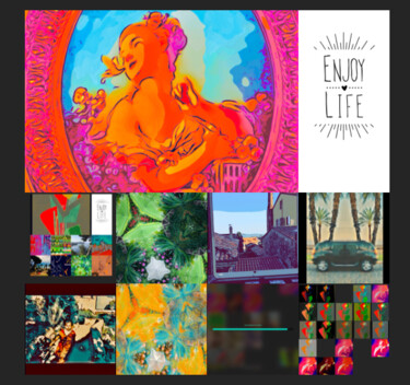 Enjoy3 Arts numériques intitulée "Enjoy3" par Enjoylife Project*, Œuvre d'art originale