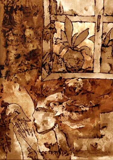 제목이 "No.G15 sepia"인 디지털 아트 Małgorzata Krasucka로, 원작