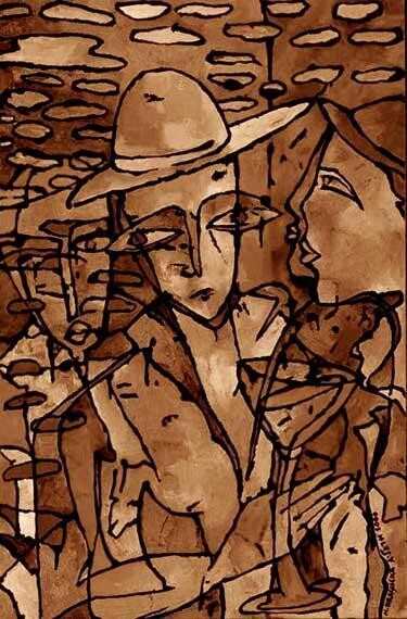 Grafika cyfrowa / sztuka generowana cyfrowo zatytułowany „No.K6” autorstwa Małgorzata Krasucka, Oryginalna praca