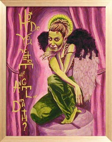 「The Angel of Death」というタイトルの絵画 Natasha Sazonovaによって, オリジナルのアートワーク