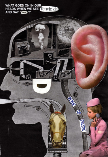Collages titled "Quand je vois l'env…" by Boyfred, Original Artwork, Collages