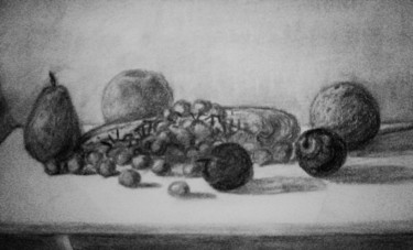 Dessin intitulée "La douceur savoureu…" par Myriam Gylon, Œuvre d'art originale, Crayon