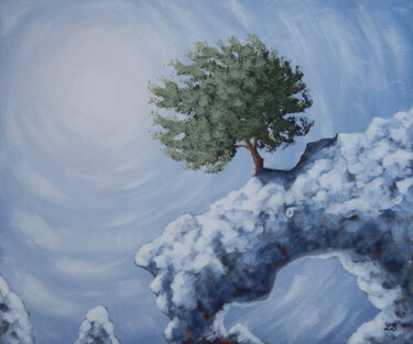 Entrer dans la lumière Painting titled "Entrer dans la lumi…" by Bruno Lemasson, Original Artwork, Acrylic