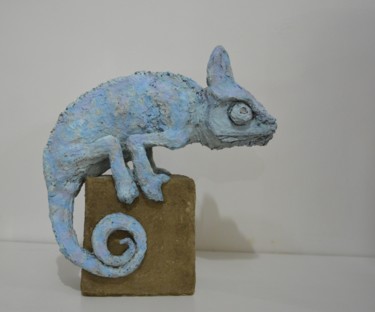 雕塑 标题为“CHAMELEON” 由Barake Sculptor, 原创艺术品, 纸