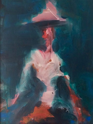 Peinture intitulée "New Look" par Karen Thomas, Œuvre d'art originale, Acrylique