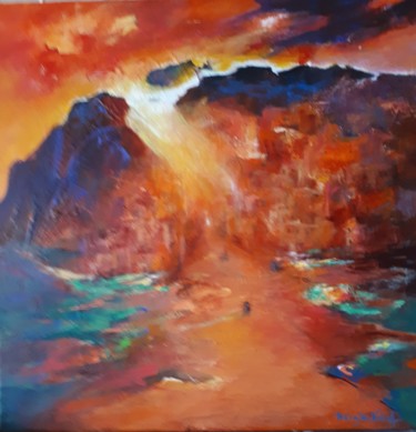 MONTAGNES 10  2018 40 x 40 cm