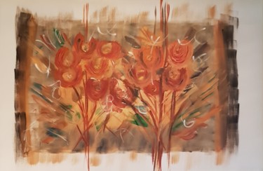 Painting titled "Printanier" by Brigitte.S, Original Artwork, Acrylic