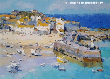 Pintura titulada "St Ives III" por Alex Hook Krioutchkov, Obra de arte original, Oleo