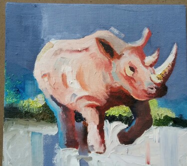 Painting titled "20180510-115152.jpg" by Geoffrey Mutesasira, Original Artwork, Oil