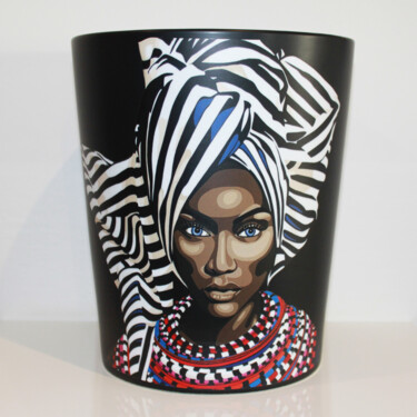 Artisanat intitulée "" Le Roi " série pe…" par Ann'Soco, Œuvre d'art originale, Décoration de maison