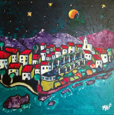 Peinture intitulée "Nerja" par Marc Felix, Œuvre d'art originale, Acrylique