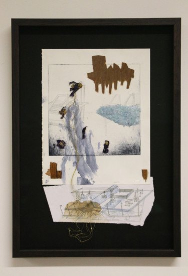 Herbier n°3- FLUX - dessin encadré Gravures & estampes intitulée "Herbier n°3- FLUX -…" par Baptiste Vanweydeveldt, Œuvre d'art originale, Gravure