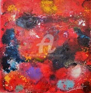 Peinture intitulée "mercure" par Frederic Janssens (Fredj), Œuvre d'art originale, Acrylique