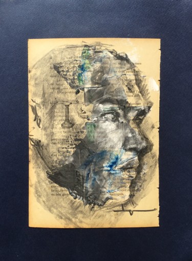 Collages titled "Fig.28" by Dominique Dève, Original Artwork, Paper
