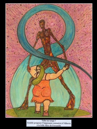 Peinture intitulée "Alice au hasard de…" par Vincent Gibert, Œuvre d'art originale