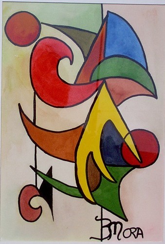 Fête d'été Peinture intitulée "Fête d'été" par Bernadette Mora, Œuvre d'art originale