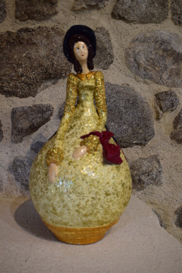 雕塑 标题为“PRINCESSE” 由Chantal Lissonnet, 原创艺术品, 纸张纸浆
