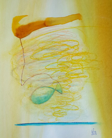 Schilderij getiteld "angel (2)" door Sabina Kiss, Origineel Kunstwerk, Acryl