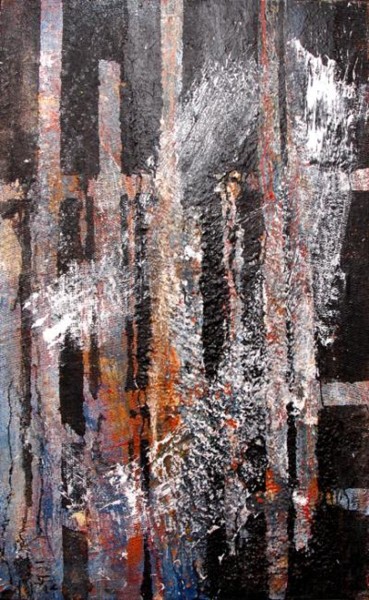 Peinture intitulée "nuit et brouillard" par Jypc, Œuvre d'art originale
