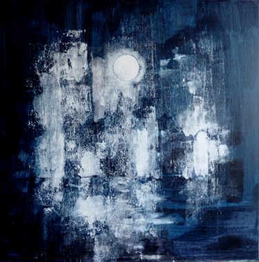 Peinture intitulée "Spectre hivernal -…" par Clau Redier-Clément, Œuvre d'art originale, Acrylique