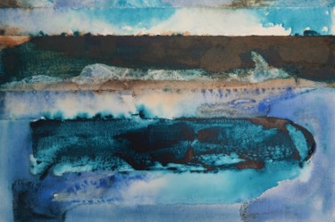 Peinture intitulée "Terre !" par Isabelle Langlois, Œuvre d'art originale, Acrylique Monté sur Châssis en bois