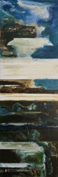 Peinture intitulée "Marine II" par Isabelle Langlois, Œuvre d'art originale, Acrylique