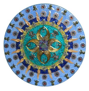 Peinture intitulée "Om 30/108 - Angels…" par Mona Bessaa, Œuvre d'art originale, Acrylique