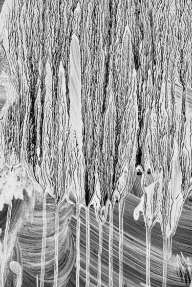 rideau peint.jpg Photographie intitulée "rideau peint.jpg" par Elisabeth Laplante, Œuvre d'art originale, Photographie numérique