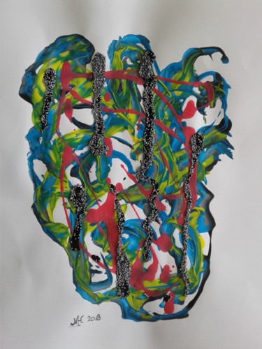 Schilderij getiteld "20180914-120008.jpg" door Marianne Huizinga, Origineel Kunstwerk