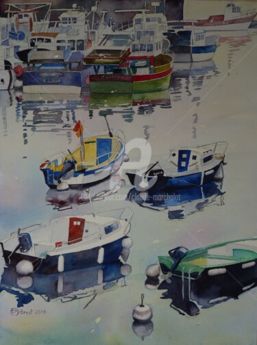 Brest, les canots du bassin de la pêche