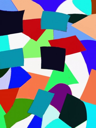 Digital Arts titled "Chess Board II" by Peter Jalesh, Original Artwork, Digital Painting