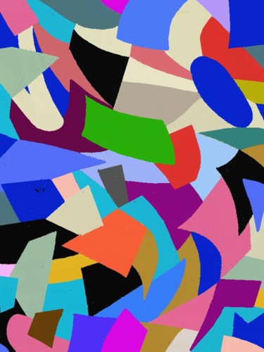 Digital Arts titled "Drowsy flowers III" by Peter Jalesh, Original Artwork, Digital Painting