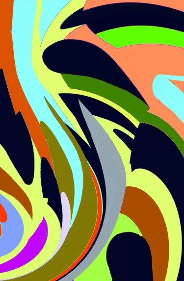 Digital Arts titled "Shadows XI" by Peter Jalesh, Original Artwork, Digital Painting