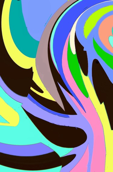 Digital Arts titled "Shadows XIII" by Peter Jalesh, Original Artwork, Digital Painting