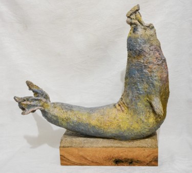 雕塑 标题为“BULL ELEPHANT SEAL” 由Barake Sculptor, 原创艺术品, 纸