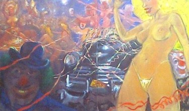 Painting titled "“O corso"" by Aldo Luiz De Paula Fonseca, Original Artwork, Other