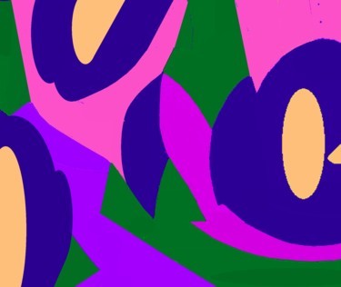 Digital Arts titled "Begonias II" by Peter Jalesh, Original Artwork, Digital Painting