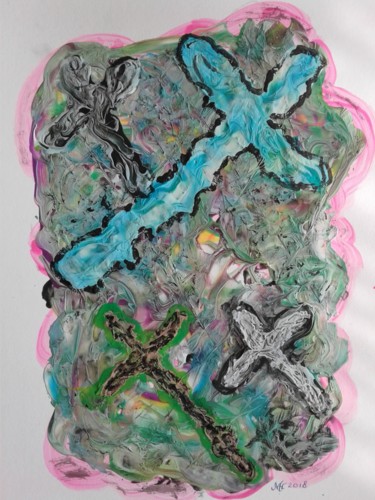 Schilderij getiteld "20180918-155732.jpg" door Marianne Huizinga, Origineel Kunstwerk