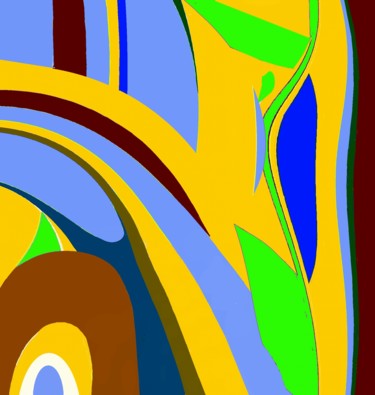 Digital Arts titled "Shards of sunlight" by Peter Jalesh, Original Artwork, Digital Painting