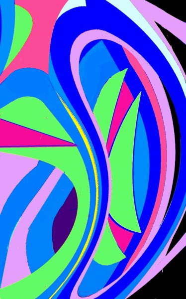 Digital Arts titled "Buds blossoming I" by Peter Jalesh, Original Artwork, Digital Painting