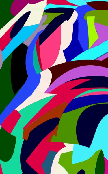 Digital Arts titled "September Flush II" by Peter Jalesh, Original Artwork, Digital Painting