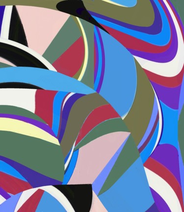 Digital Arts titled "Reflexion Rollout" by Peter Jalesh, Original Artwork, Digital Painting