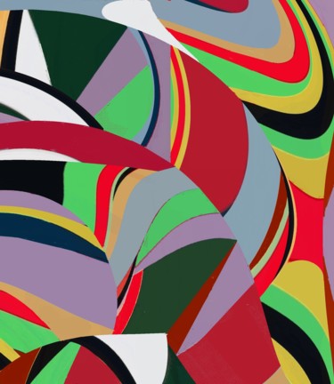 Digital Arts titled "Reflexion Rollout II" by Peter Jalesh, Original Artwork, Digital Painting