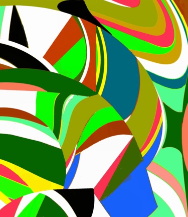 Digital Arts titled "Reflexion Rollout I…" by Peter Jalesh, Original Artwork, Digital Painting